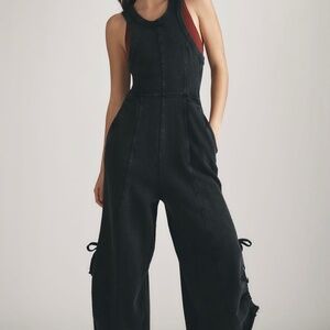 Black Sleeveless Jumpsuit